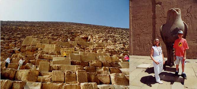 Pyramid Climbing & Horus Temple
