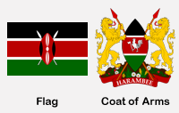 Kenya Flag & Coat of Arms